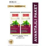 Bioblas Botanic Oils Isırgan Organik Zeytinyağı Şampuan 2 x 360 ml - Dolgunlaştırıcı, Saç Dökülmesine Karşı