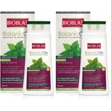 BIOBLAS Botanic Oils Saç Dökülmesine Karşı Isırgan Yağlı Şampuan (360 ml) 2li paket