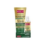 Bıoblas Botanics Oil Argan Yağlı Saç Bakım Kremi 250Ml 115 Ml Sıvı Saç Kremi Hediye 2 Adet