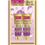 Bioblas Collagen&Keratin Saç Dökülmelerine Karşı Bakım Kremi 250 ml x 2 İnce Saçlar İçin Onarıcı - yok