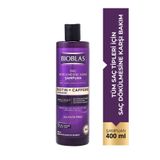 Bioblas Kafein Arjinin Biotin Saç Dökülmesi Karşıtı Şampuan 400 Ml Besleyici, Güçlendirici, Dökülme Karşıtı