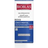 Bioblas Kepeğe Karşı 360 ml Zinc+Menthol Kremli Şampuan Dökülen Saçlar İçin Parabensiz