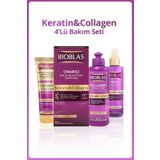Bioblas Keratin & Collagen Onarıcı Dolgunlaştırıcı 4'lü Bakım Seti