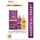 Bioblas Keratin Kolajen Saç Bakım Yağı 100 ml + Saç Bakım Şampuanı 360 ml + Sıvı Saç Kremi 200 ml