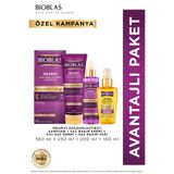 Bioblas Keratin Kolajen Saç Bakım Yağı + Saç Bakım Şampuanı + Sıvı Saç Kremi + Saç Bakım Kremi