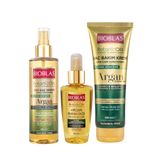 Bioblas Saç Bakım Seti Saç Kremi + Saç Maskesi + Argan Bakım Yağı