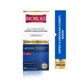 Bioblas Saç Dökülmesi + Kepek Karşıtı Şampuan – Çinko, Mentol, Kremli 360 ML