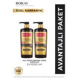 Bioblas Saç Dökülmesine Karşı Siyah Sarımsak Şampuanı 2 x 1000 ml