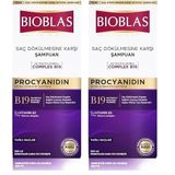 Bioblas Saç Dökülmesine ve Yağlanmaya Karşı Procyanidin 2x360 ml Şampuan