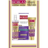 Bioblas Yağlanmaya Karşı Collagen&Keratin 3'Lü Saç Bakım Seti - 1