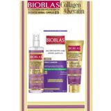 Bioblas Yağlanmaya Karşı Collagen&keratin 3'lü Saç Bakım Seti