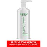 Biocure 500 ml Düzleştirici Keratin Bakımı Kıvırcık Saçlar İçin Brezilya Fönü Etkisi