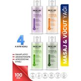 Biocure Rahatlatıcı Aromaterapik Afrodizyak Etkili Masaj ve Vücut Yağı 4 Çeşit 100 ml