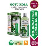 Biocure Saç Dökülme Karşıtı Gotu Kola Bitkisel Bakım Şampuanı, Zayıf ve Dökülen Saçlara 10 Bitki 4 Vitaminli