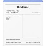 Biodance Hydro Cera-Nol Real Deep Mask Yoğun Nemlendirici 4'lü Yüz Maskesi - Mavi - Standart