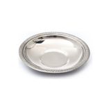 BİODATA 12 Adet Paslanmaz Çelik Çay Tabağı, 0,40 mm Kalınlık Metal Parlak Çay Tabak Zincir Desenli Lüx 11 c