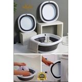 BİODATA 3 ADET Katlanır Leğen Seti Akordiyon Badya Seti - Katlanır Kova Çeyiz Seti ( 2.7 L-5 L-10 Litre )