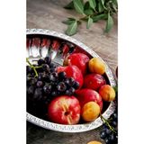 Biodata 430 Paslanmaz Çelik Salata Meyve Tabağı Mısır Kasesi 27 cm Derinlik 4,5 cm - 27 x 27 cm