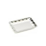 BİODATA 6'lı Paslanmaz Çelik Dikdörtgen Meyve Salata Tabağı Sunum Kasesi 24.5 cm x 17.5 cm