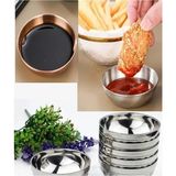 Biodata Abant Paslanmaz Çelik 18 cm Çorba Yemek Kasesi 6 Adet Sos Mama Tereyağı Tabağı Meze Tabağı 430 Tas No:5 - 18 x 18 cm