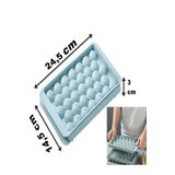 BİODATA Büyük Küre Buz Kalıbı Kapaklı 33 Hazneli 25cm lzgara Buz Küpü Kalıp Konik Yuvarlak