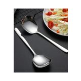 BİODATA Lüx Servis Kaşığı Seti 3 Lü Paslanmaz Çelik Salata Börek Pasta Fırın Tavuk Patates Servis Kaşığı