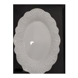 Biodata Melamin Kırılmaz Kayık Salata Tabağı Servis Tabağı Yemek Meze Tabağı 33X23 cm 1 Adet