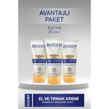 Bioder El ve Tırnak Kremi Cilt Bariyeri ve Tırnak Güçlendirici - Vitamin B7 Niasinamid Çinko 3'lü 50 ml