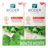 Bioder Epiten Sirli Ağda Bandı Tüy Azaltıcı Normal Ciltler Yüz Bölgesi 12'li - İkincisi Hediye