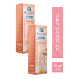 Bioder Hassas Ciltler İçin Tüy Dökücü Krem 40ml ( 2 KUTU )