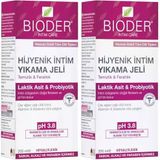 Bioder Hijyenik İntim Yıkama Jeli Hipoalerjenik Tüm Ciltler (1 x 200 mL) (2 paketi)