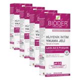 Bioder Hijyenik İntim Yıkama Jeli Hipoalerjenik Tüm Ciltler (1 x 200 mL) (4 paketi)