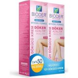 Bioder Tüy Dökücü Krem 100 ml Kadın İçin Hoş Kokulu Azaltıcı Etkili 2'li Paket