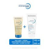 Bioderma Atoderm Çok Kuru, Atopi Eğilimli Cilt Nemlendirici Besleyici Bakım Seti: Duş Yağı&Nemlendirici Krem