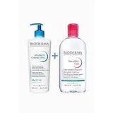 Bioderma Atoderm Cream Ultra 500 Ml + Sensibio H2o 500 Ml