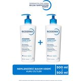 Bioderma Atoderm Cream Ultra Nemlendirici Yüz ve Vücut Bakım Kremi 2 x 500 ml Tüm Cilt Tipleri İçin