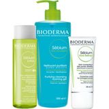 Bioderma Bakım Seti |pore Refiner Krem + Sebium Losyon + Sebium Temizleme