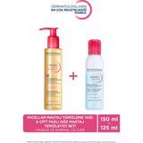 Bioderma Çift Fazlı Göz, Dudak, Kirpik Micellar Makyaj Temizleyici & Makyaj Temizleme Yağı 2'li Set