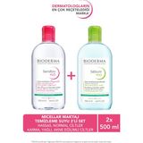 Bioderma H2O Micellar Makyaj Temizleme Suyu 2'li Set Hassas - Normal - Karma - Yağlı ve Akne Eğilimli Ciltler