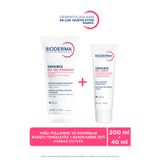 Bioderma Hassas Ciltler Yağlı Pullanma ve Kızarıklık Karşıtı Yatıştırıcı Bakım Kremi & Temizleyici 2'li Set