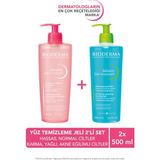 Bioderma Hassas ve Normal Ciltler - Karma - Yağlı - Akne Eğilimli Ciltler İçin Yüz Temizleme Jeli 2'li Set