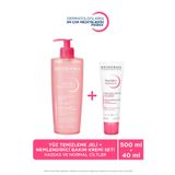 Bioderma Hassas ve Normal Ciltler Micellar Yüz Temizleme Jeli & Antioksidan Nemlendirici Bakım Kremi 2'li Set
