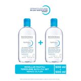 Bioderma Hydrabio H2O Micellar 2'li Avantajlı Set Nemlendirici Makyaj Temizleme Suyu 2x500 ml