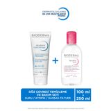 Bioderma Kuru, Atopi Eğilimli Göz Çevresi Temizleyici&Nemlendirici Bakım Seti: Atoderm Göz Kremi & Misel Su