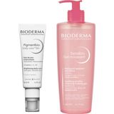 Bioderma Leke Bakım Seti 2 Pigmentbio Gündüz Kremi + Sensibio Foam Jel Temizleme Set