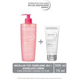 Bioderma Misel Yüz Temizleme Jeli 500 ml & Kararma Karşıtı Aydınlatıcı Krem 75 ml