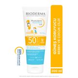 Bioderma Photoderm Pediatrics Lait SPF50+ Antioksidan Yüksek Korumalı Süt Formda Çocuk Güneş Kremi 200 ML