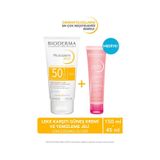 Bioderma Photoderm Spot 150 ml Leke Karşıtı SPF50+ Güneş Kremi+45 ml Sensibio Yüz Temizleme Jeli