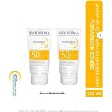 Bioderma Photoderm Spot Leke Karşıtı Yüksek Korumalı SPF 50 2 Adet 150 ml Yüz ve Vücut Güneş Kremi