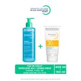 Bioderma Sebium Akne Eğilimli Ciltler Yüz Temizleme Jeli 400ml & Photoderm AKN Mat Güneş Kremi 150ml